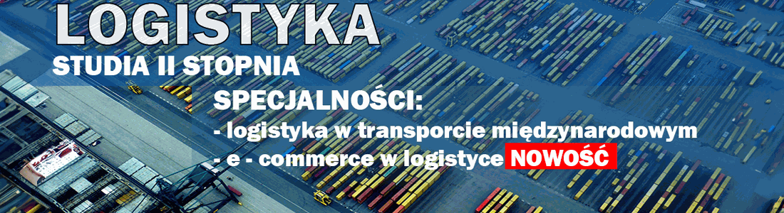 Baner logistyka II stopień